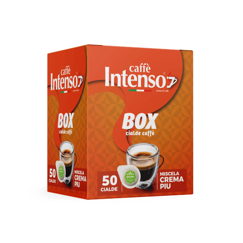 Caffe Intenso Miscela Crema Piu paduri E.S.E. 50 buc.