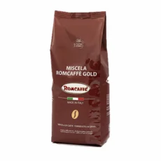 Romcaffe´ Miscela Romcaffe´ Gold 1kg – detaliu ambalaj Romcaffe´ Miscela Romcaffe´ Gold 1kg – detaliu ambalaj
