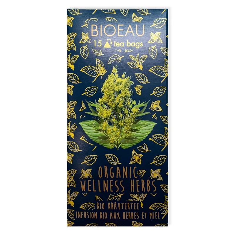 BIOEAU Ceai piramidal Bio de plante - plante wellness 2g – detaliu ambalaj