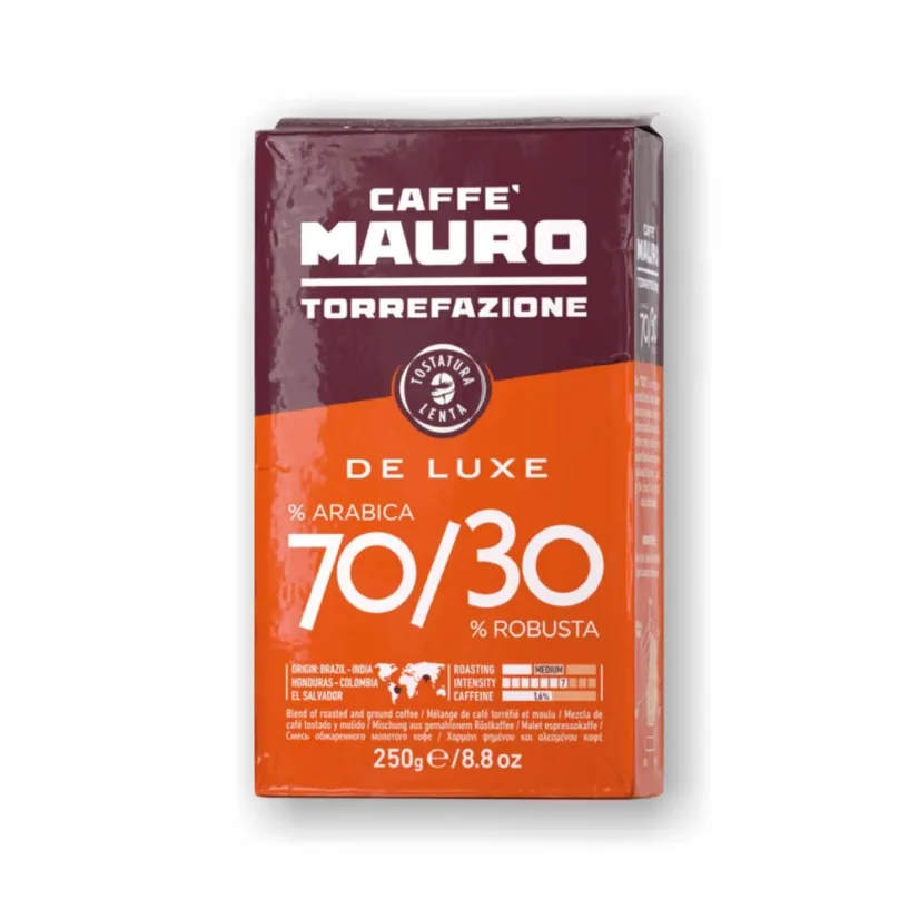 Mauro De Luxe cafea măcinată 250g Mauro De Luxe cafea măcinată 250g