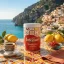 Caffe Intenso Amalfi Blend cafea măcinată cutie metalică 250 g – detaliu ambalaj Caffe Intenso Amalfi Blend cafea măcinată cutie metalică 250 g – detaliu ambalaj