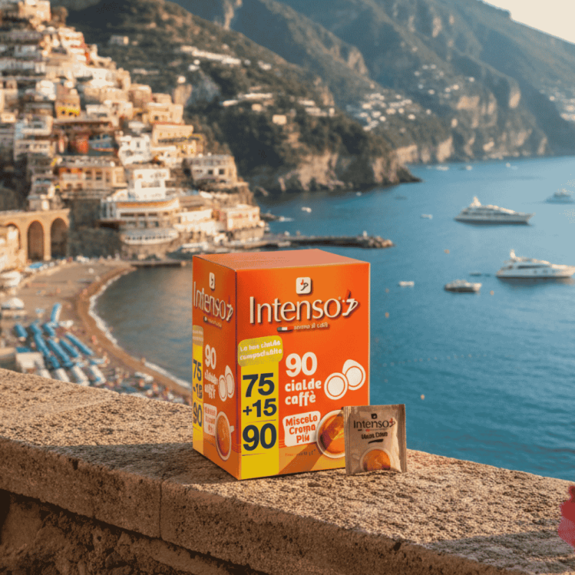 Caffe Intenso Miscela Crema Piu paduri E.S.E. 90 buc.