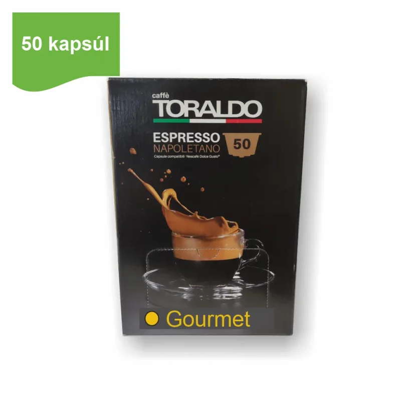 Toraldo capsule DolceGusto Miscela Gourmet 50 buc. – detaliu ambalaj