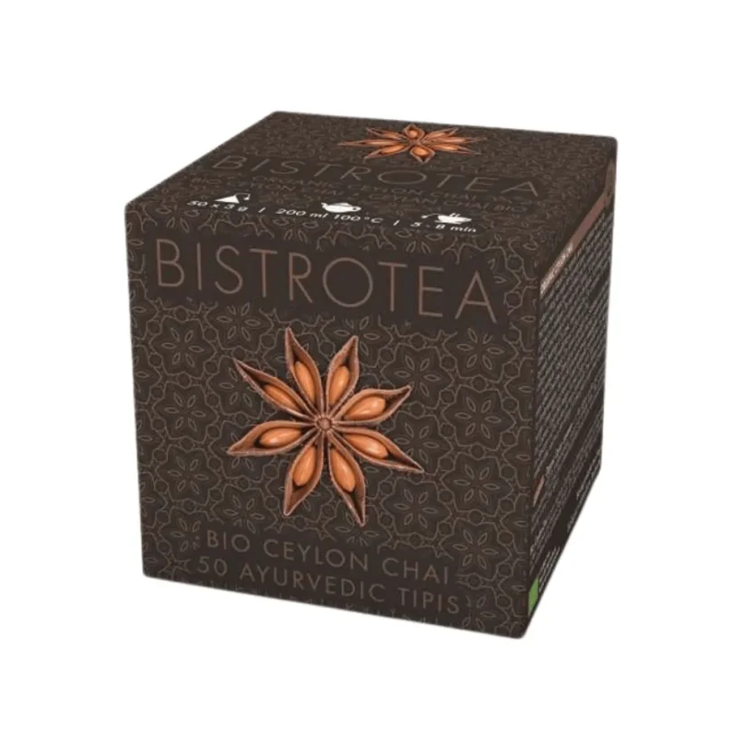 Bistrotea Tipis Ceylon Chai - BIO chai ceai 50 buc. (3g)