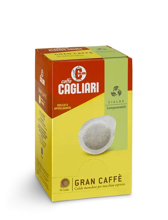Cagliari Gran Caffe paduri 18 buc. – detaliu ambalaj