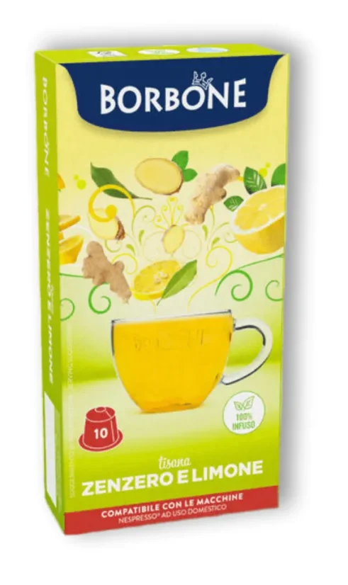 Borbone Nespresso Lămâie & ghimbir 10 buc. Borbone Nespresso Lămâie & ghimbir 10 buc.