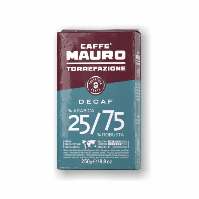 Mauro decofeinizată cafea măcinată 250 g Mauro decofeinizată cafea măcinată 250 g
