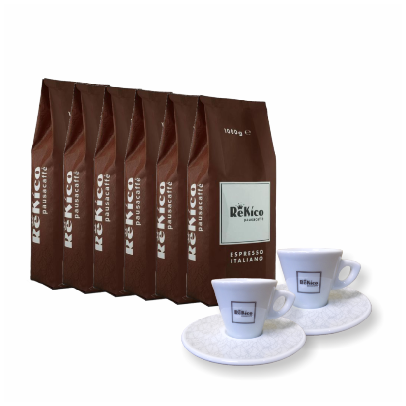 Rekico Quality 6 kg cafea boabe + 2 cești espresso gratuit