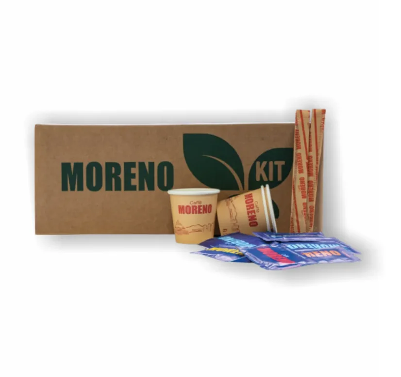 Caffe Moreno set pahar + paletină + zahăr 150 buc. Caffe Moreno set pahar + paletină + zahăr 150 buc.