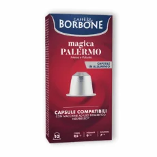 Borbone Nespresso Alluminio MagicaPalermo 10 buc. Borbone Nespresso Alluminio MagicaPalermo 10 buc.