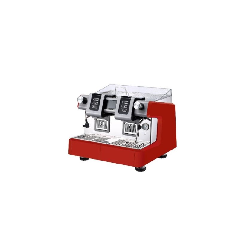Espressor profesional Cino MAIA cu două grupuri – roșu