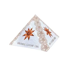 Bistrotea Tipis Ceylon Chai - BIO chai ceai 50 buc. (3g) – detaliu ambalaj Bistrotea Tipis Ceylon Chai - BIO chai ceai 50 buc. (3g) – detaliu ambalaj