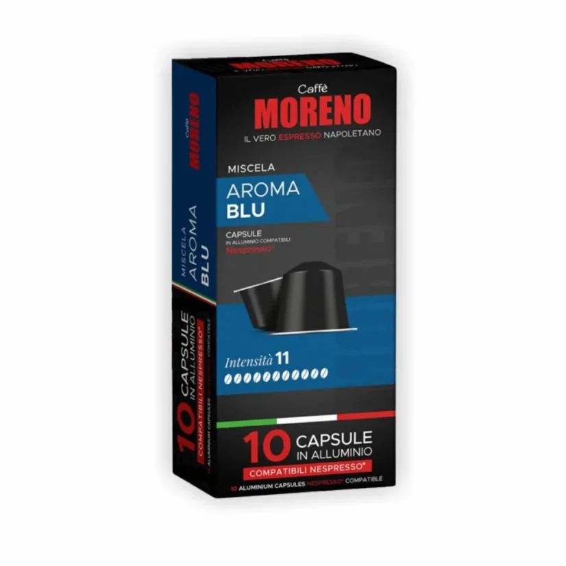 Caffe Moreno Nespresso Aluminium Aroma Blu 10 buc. Caffe Moreno Nespresso Aluminium Aroma Blu 10 buc.
