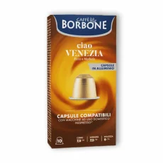 Borbone Nespresso Alluminio Ciao Venezia 10 buc. Borbone Nespresso Alluminio Ciao Venezia 10 buc.