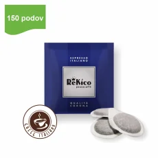 Rekico ESPRESSO CORONA e.s.e. paduri 150 buc. – detaliu ambalaj Rekico ESPRESSO CORONA e.s.e. paduri 150 buc. – detaliu ambalaj