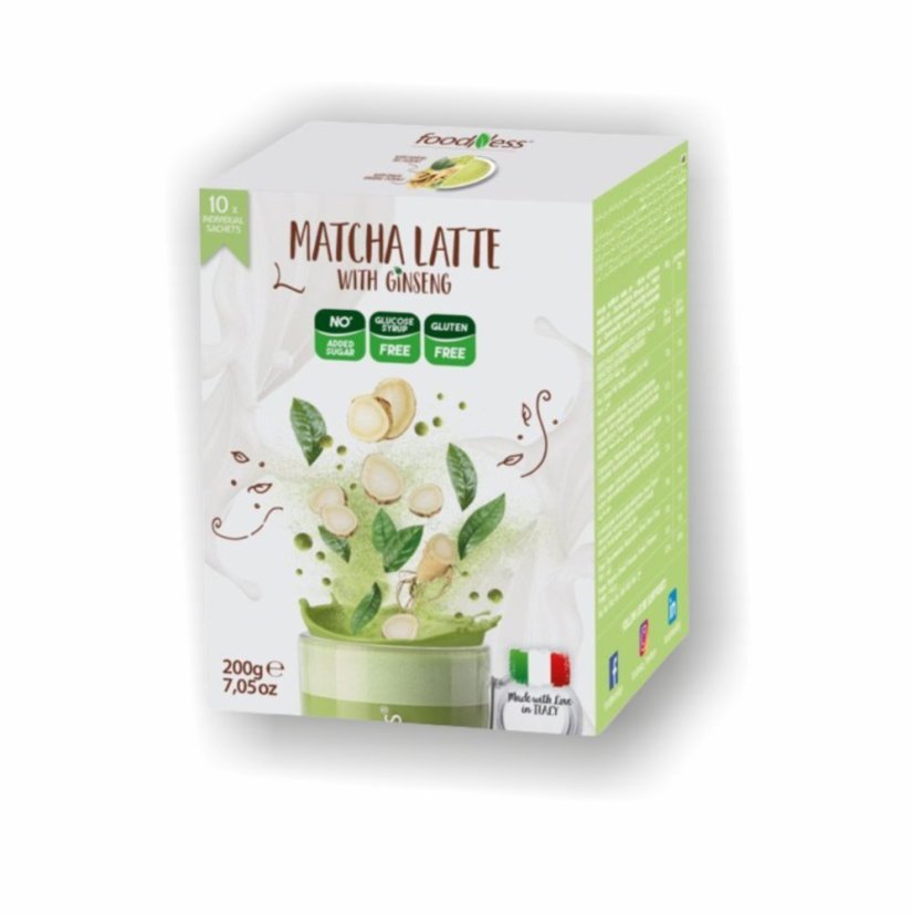 Matcha Latte cu ginseng 10 buc./20 g Matcha Latte cu ginseng 10 buc./20 g