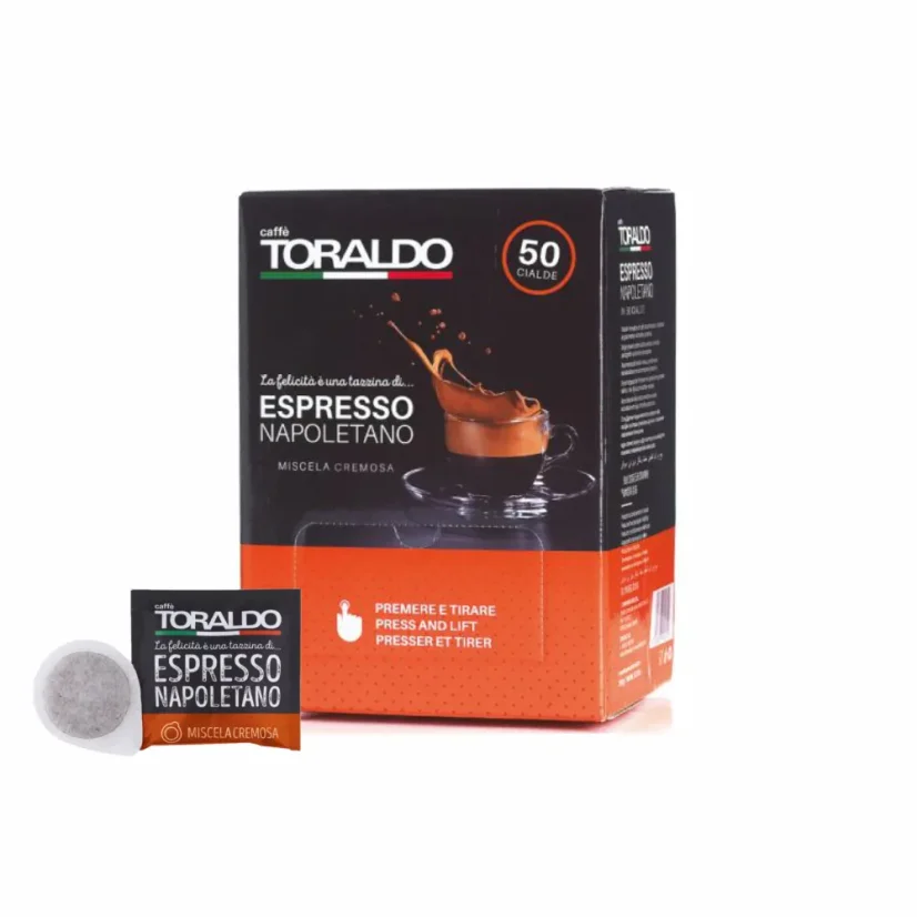 Toraldo paduri ESE Miscela Cremosa 50 buc. Toraldo paduri ESE Miscela Cremosa 50 buc.