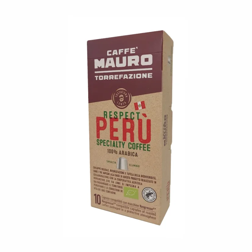 capsule Nespresso Mauro RESPECT PERU 100% Arabica