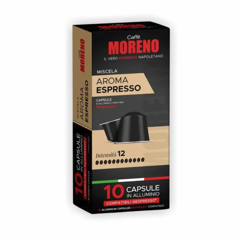 Caffe Moreno Nespresso Aluminium Aroma Espresso 10 buc. Caffe Moreno Nespresso Aluminium Aroma Espresso 10 buc.