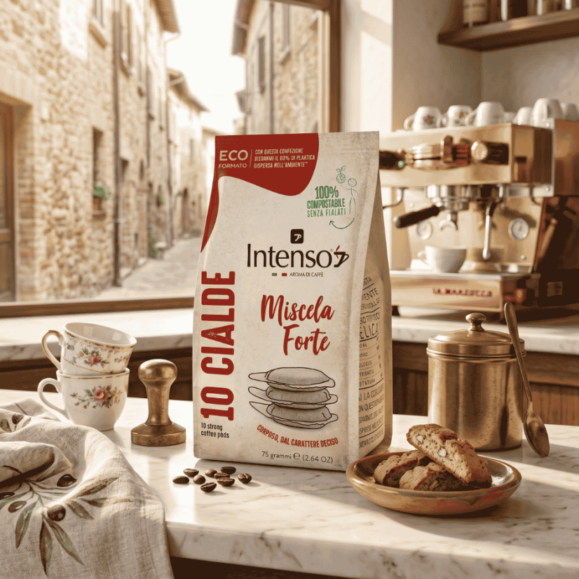 Caffe Intenso Miscela Forte paduri E.S.E. 10 buc.