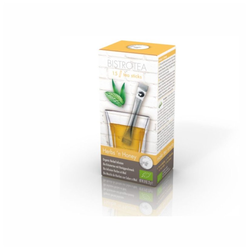 Ceai BIO de plante Bistrotea Plante & miere 15xTpod Ceai BIO de plante Bistrotea Plante & miere 15xTpod