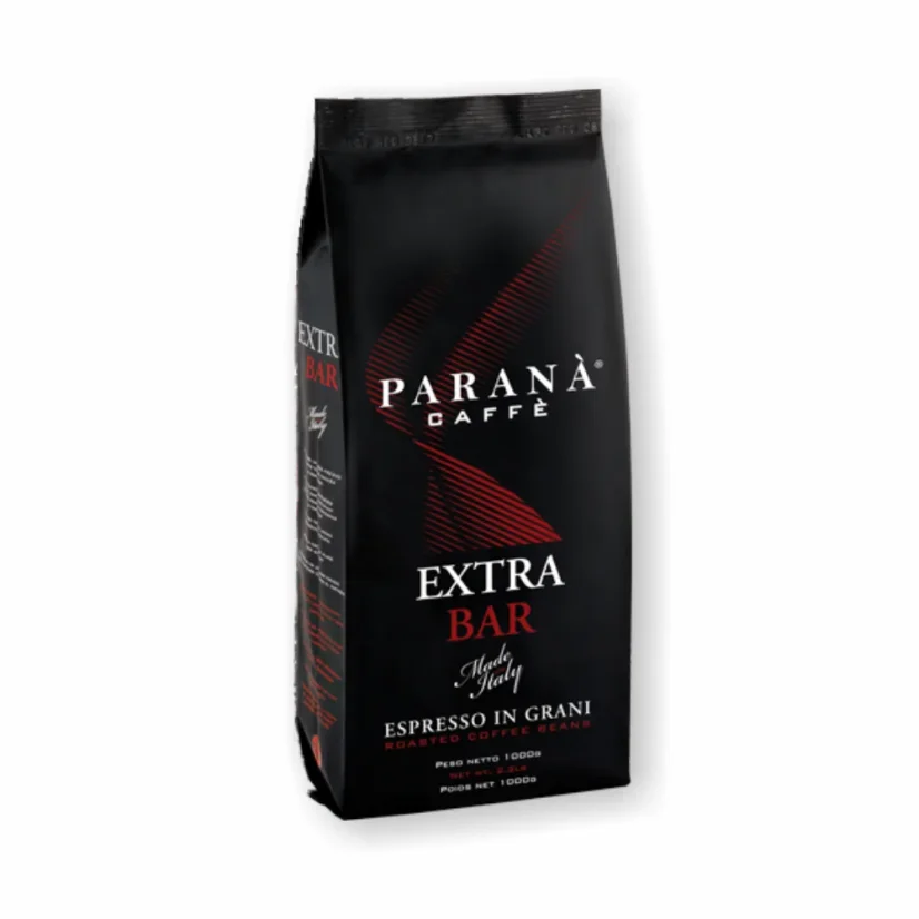 Parana Extra Bar 1kg cafea boabe – detaliu ambalaj