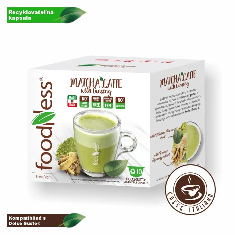 Matcha Latte cu ginseng 10 capsule/12g