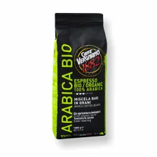 Vergnano Bio Organic cafea boabe 1kg – detaliu ambalaj Vergnano Bio Organic cafea boabe 1kg – detaliu ambalaj