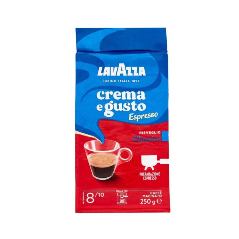 Lavazza Crema e Gusto Espresso Risveglio Classico 250g cafea măcinată Lavazza Crema e Gusto Espresso Risveglio Classico 250g cafea măcinată
