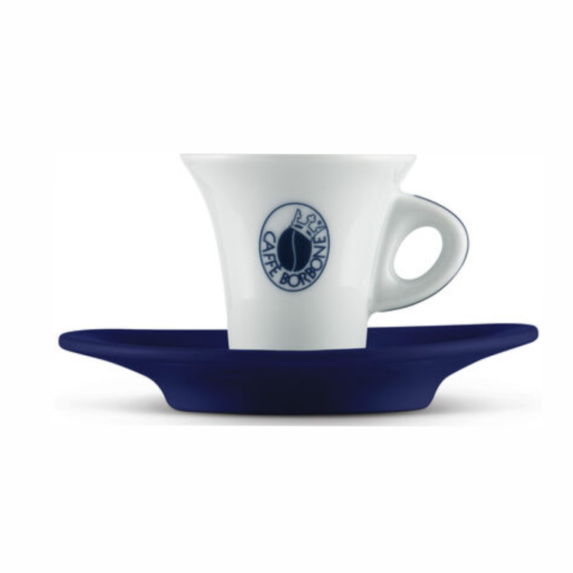 Caffe Borbone Ceașcă cappuccino + farfurioară albastră