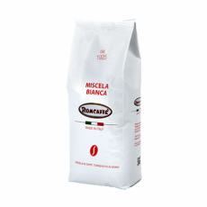 Romcaffe´ Miscela Bianca 1kg – detaliu ambalaj Romcaffe´ Miscela Bianca 1kg – detaliu ambalaj