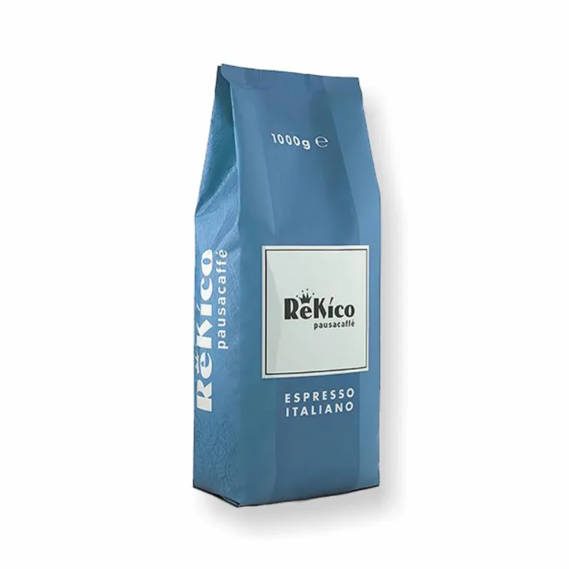 Rekico decofeinizată 1kg cafea boabe Rekico decofeinizată 1kg cafea boabe
