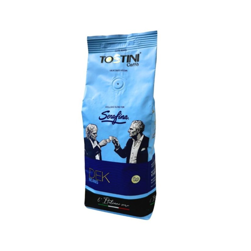 cafea boabe Tostini Decaf Blend 500g