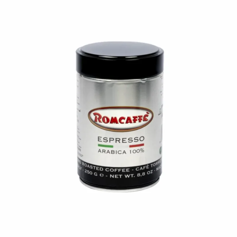 Romcaffe´ Latina Espresso Arabica 250g – detaliu ambalaj