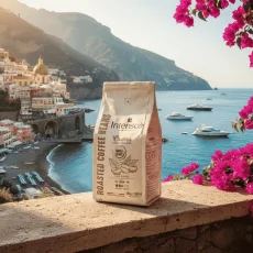 Caffe Intenso Miscela Crema cafea boabe 250g – detaliu ambalaj Caffe Intenso Miscela Crema cafea boabe 250g – detaliu ambalaj