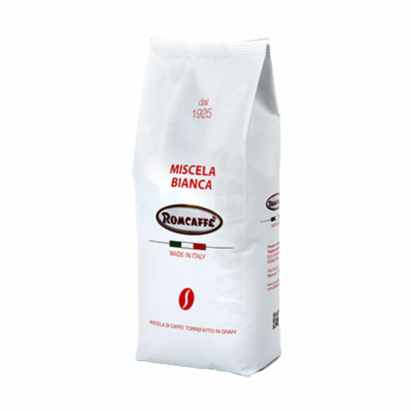 Romcaffe´ Miscela Bianca 1kg – detaliu ambalaj