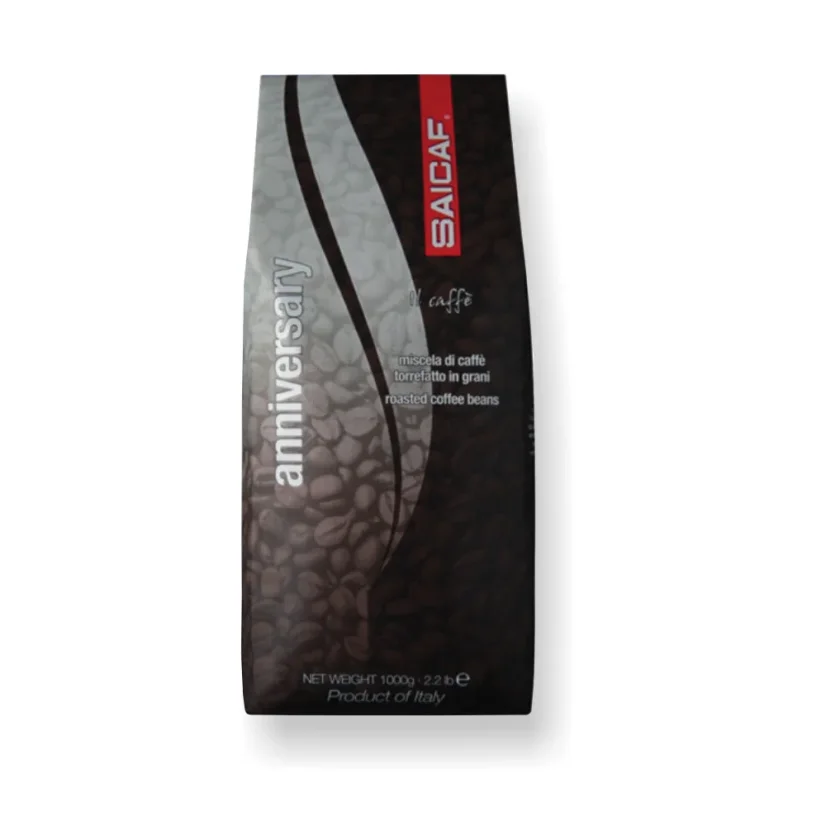 Saicaf Anniversary Bianco cafea boabe 1kg - 90% Arabica, 10% Robusta Saicaf Anniversary Bianco cafea boabe 1kg - 90% Arabica, 10% Robusta