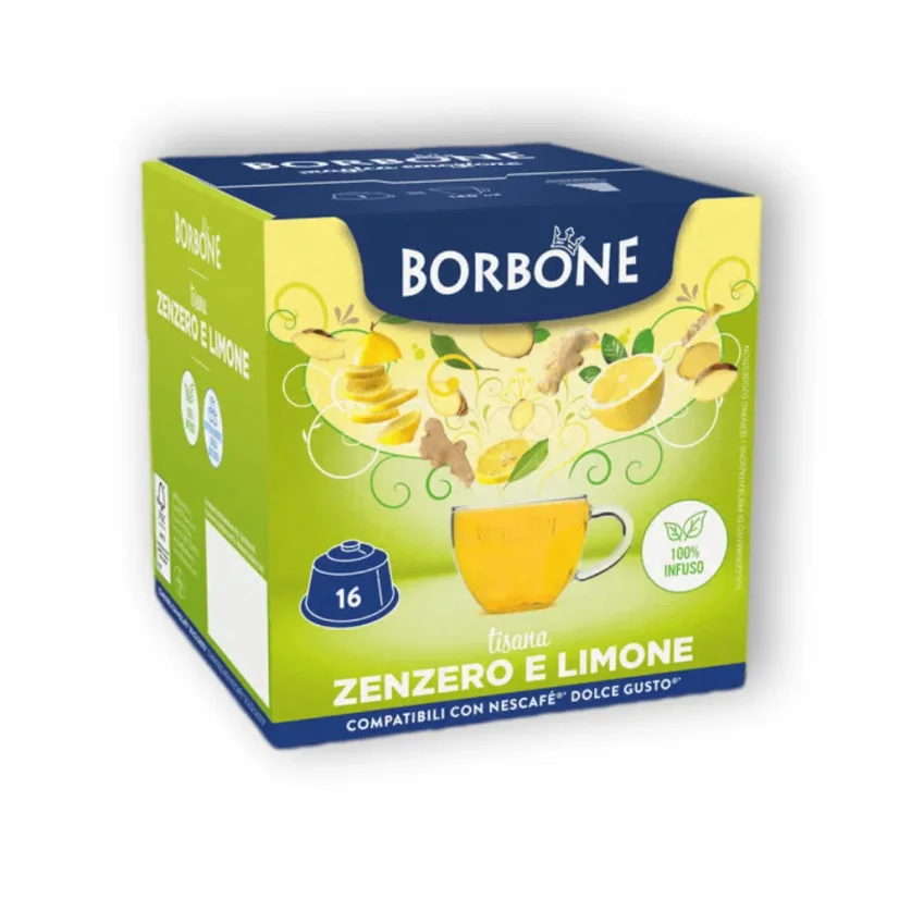 Borbone Ceai lămâie & ghimbir 16 buc. Borbone Ceai lămâie & ghimbir 16 buc.