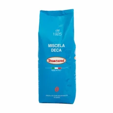 Romcaffe´ Miscela Deca cafea boabe 500g – detaliu ambalaj Romcaffe´ Miscela Deca cafea boabe 500g – detaliu ambalaj