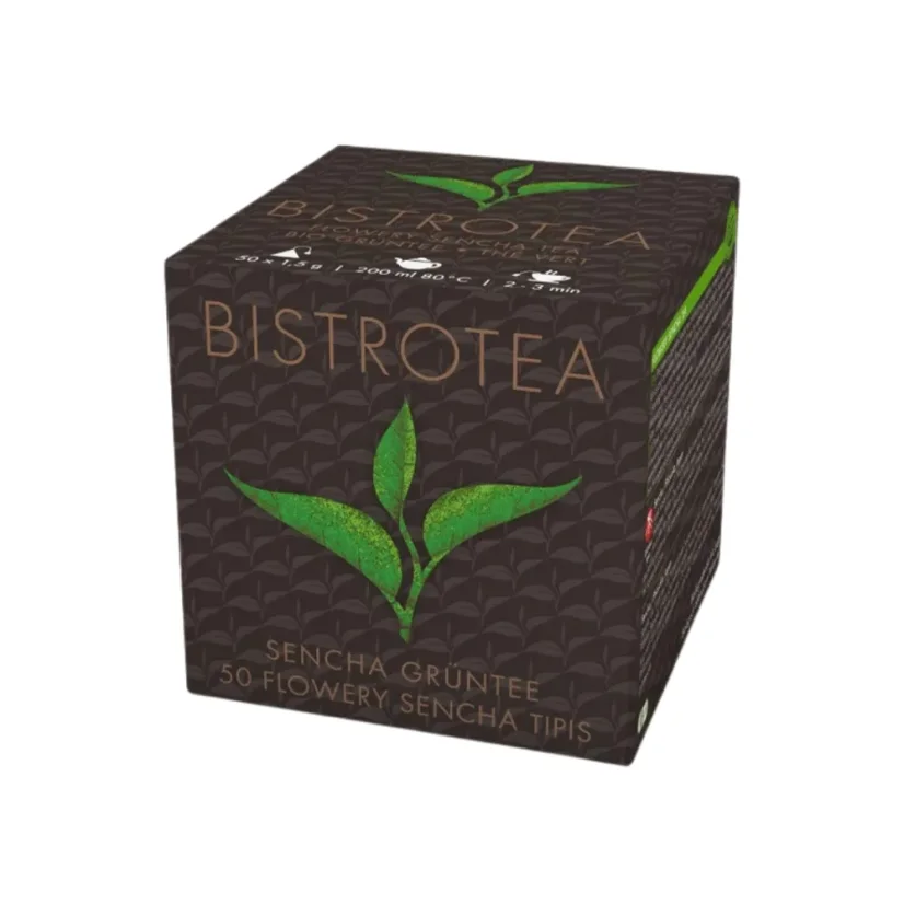 Bistrotea Tipis Sencha florală - ceai verde BIO 50 buc. (1,5g)