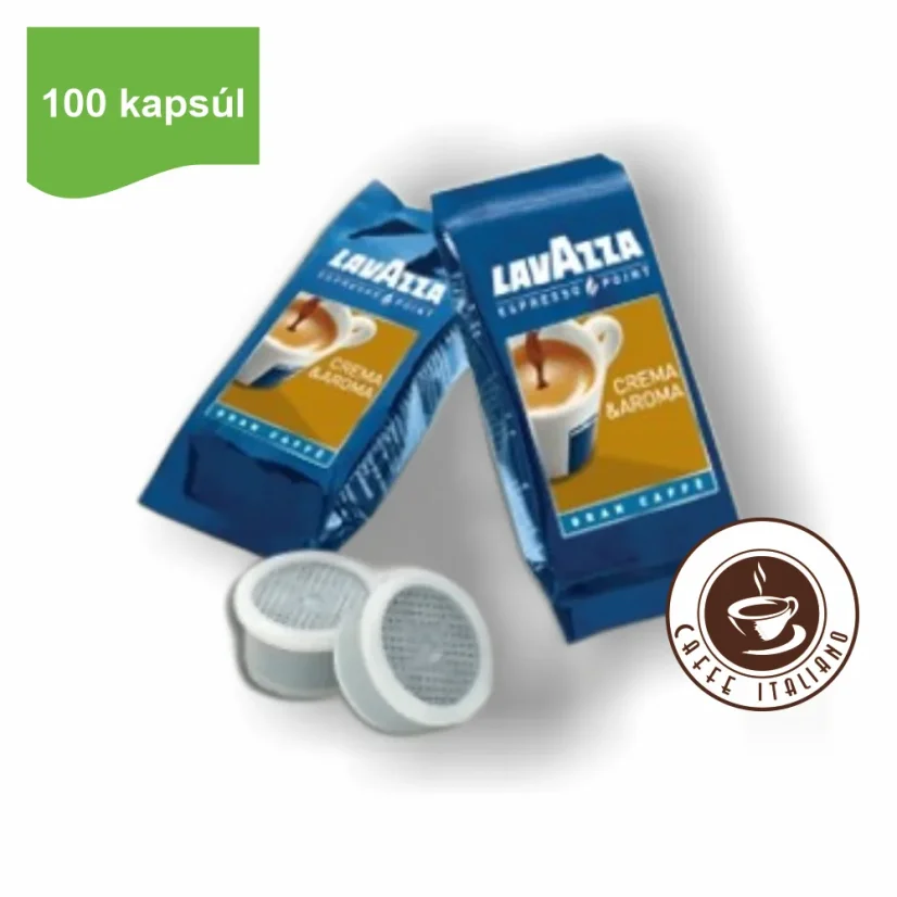 Lavazza Crema e Aroma Gran Caffé 100 buc. – detaliu ambalaj
