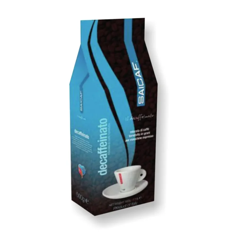 Cafea boabe decofeinizată Saicaf Acaffe 500g