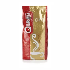 Quaranta Oro 1kg cafea boabe – detaliu ambalaj Quaranta Oro 1kg cafea boabe – detaliu ambalaj