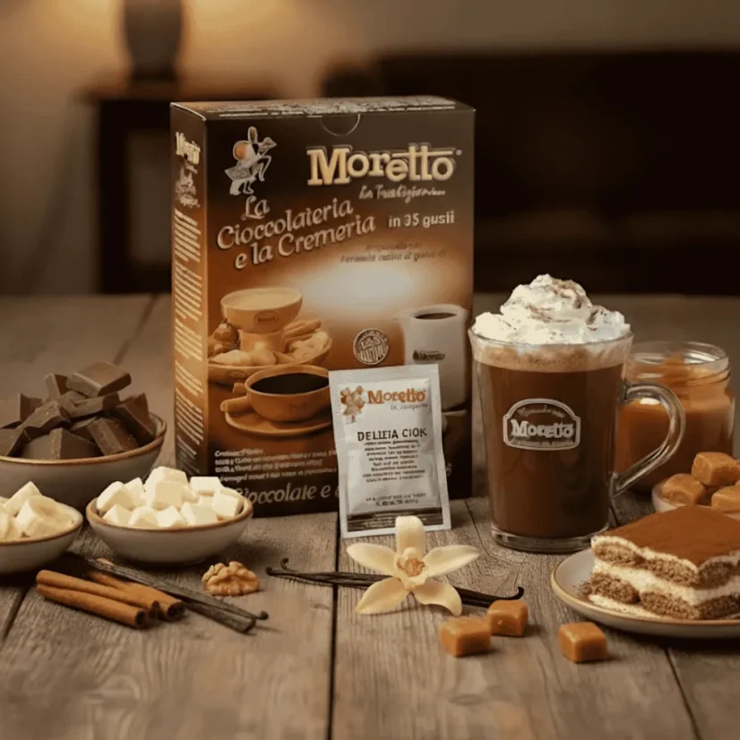 Set de degustare Clasic - ciocolată caldă Moretto Set de degustare Clasic - ciocolată caldă Moretto