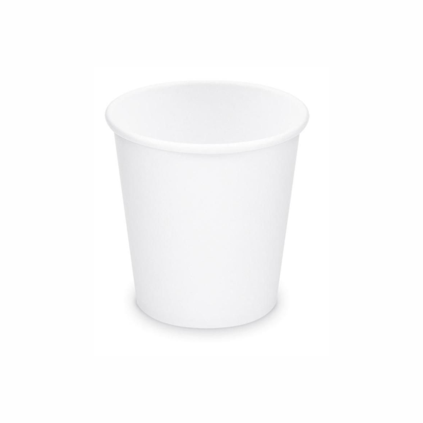 Pahar de hârtie ALB 200ml fără imprimeu