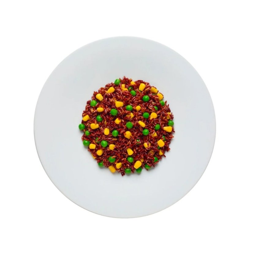 Orez roșu cu legume 220 g – mâncare gata preparată