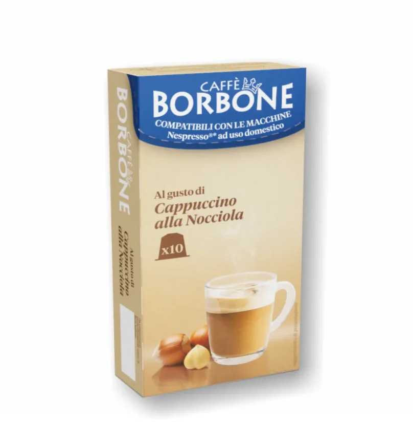 Borbone Nespresso Nocciolino 10 buc. – detaliu ambalaj