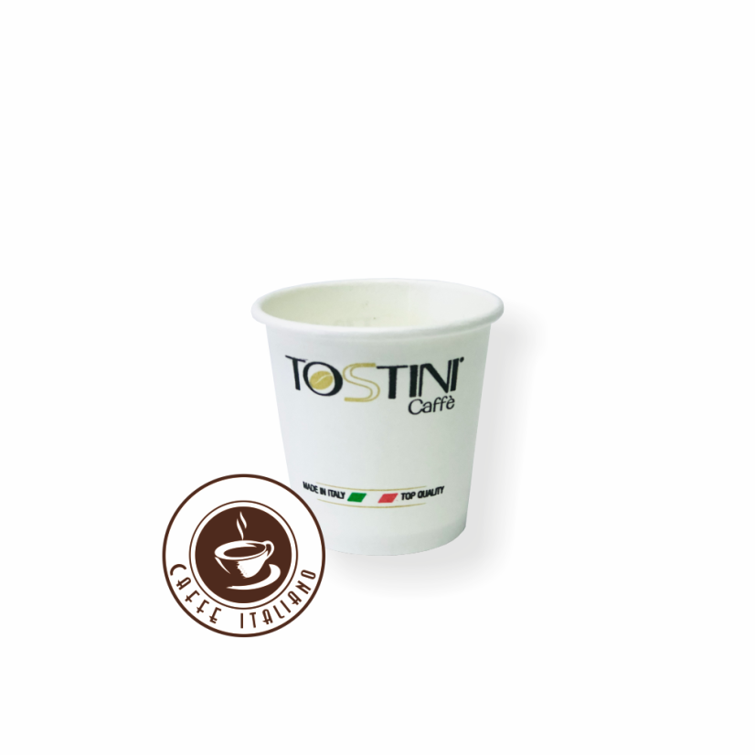 Pahar de hârtie Tostini espresso 30ml 50 buc.