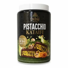 Cremă de fistic Kataifi Dubai – detaliu ambalaj Cremă de fistic Kataifi Dubai – detaliu ambalaj