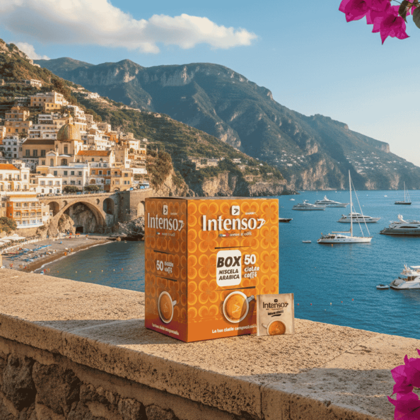 Caffe Intenso Miscela Arabica paduri E.S.E. 50 buc.